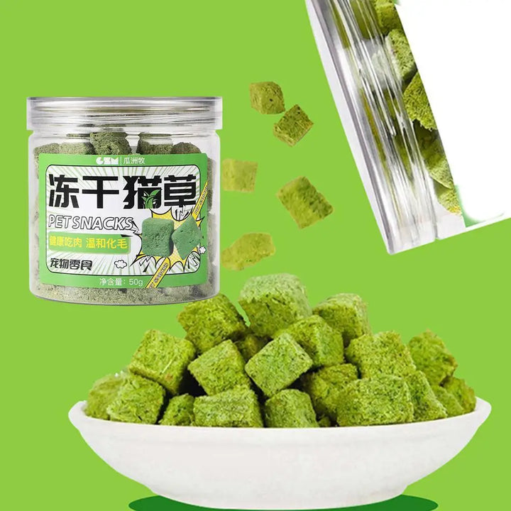 Freeze-Dried Cat Grass Treats
