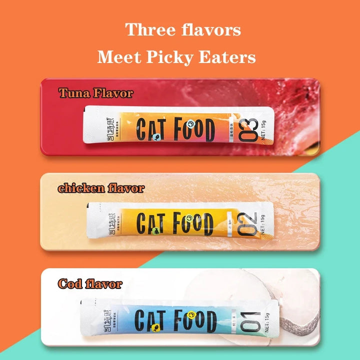Cat Wet Food Snack Strips