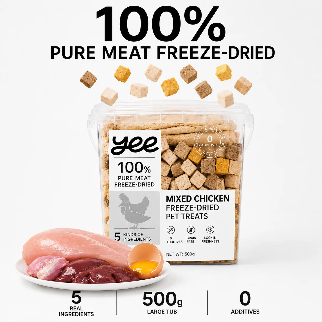 Freeze-Dried Chicken Cat Treats