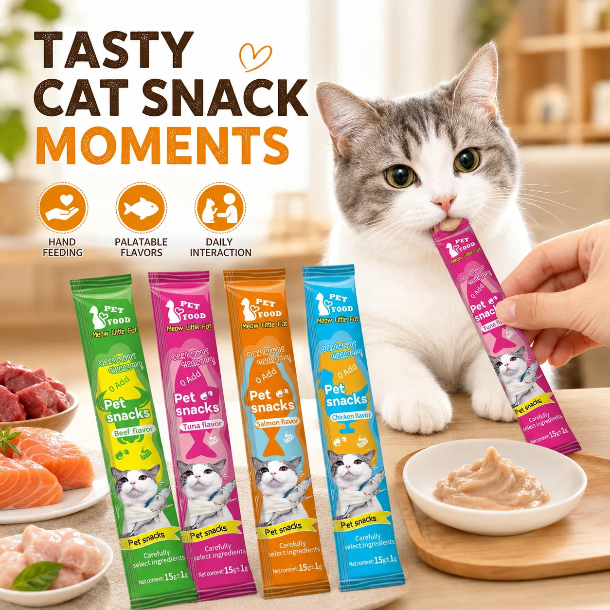 Soft Cat Treat Sticks