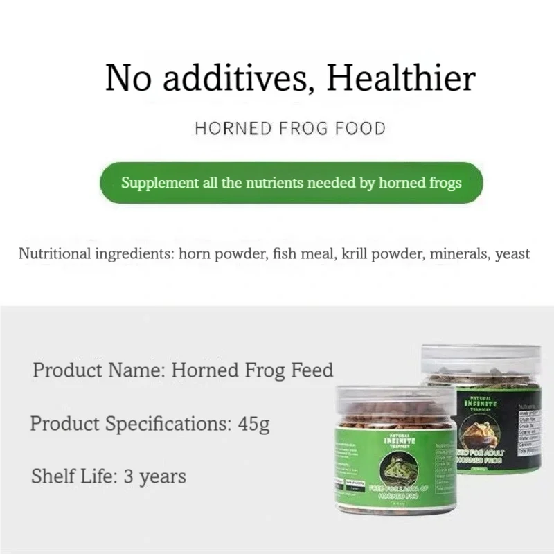 Horned Frog High-Protein Food