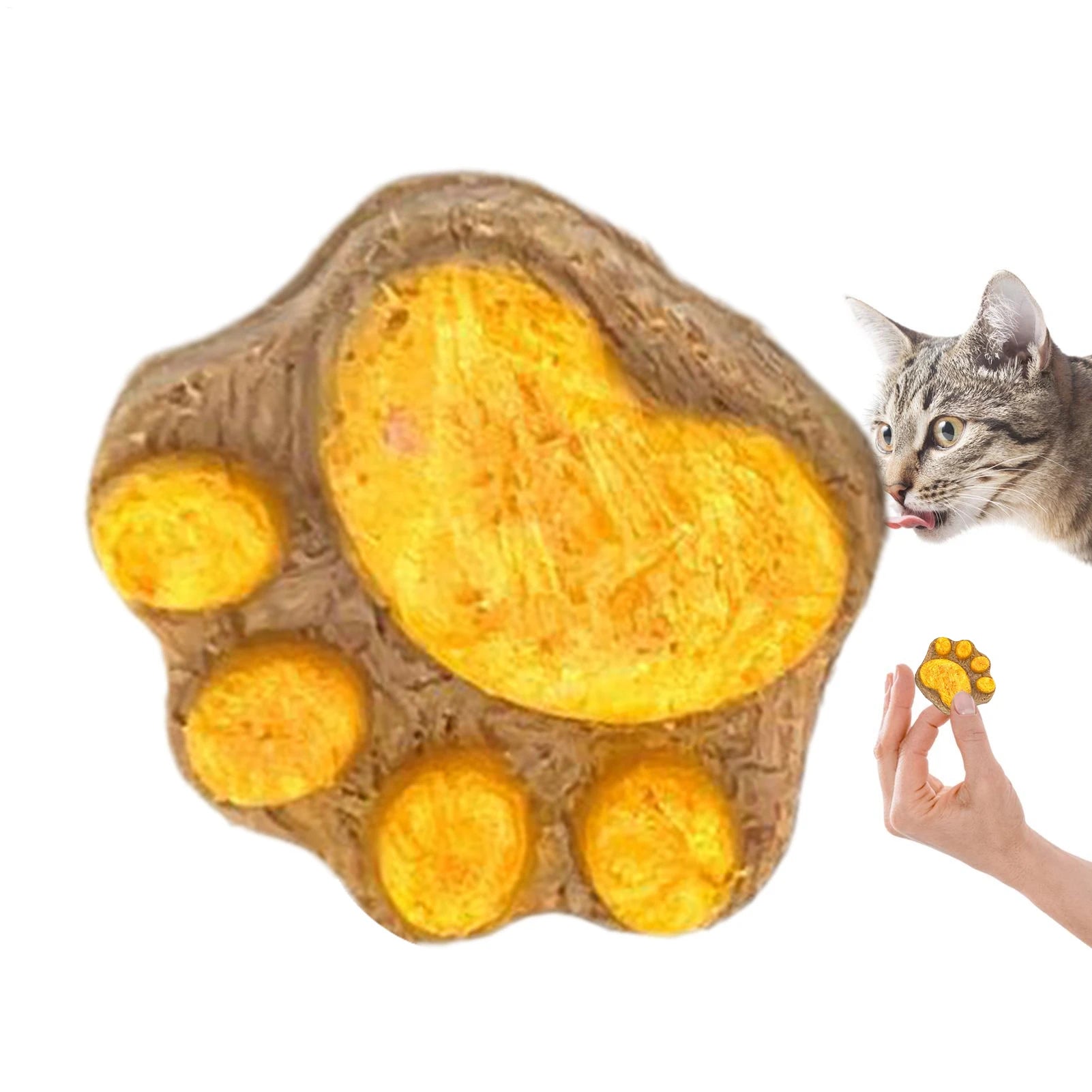 Paw-Shaped Cat Dental Treats