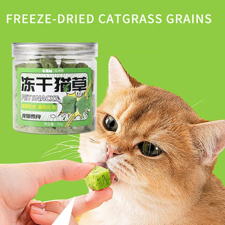 Freeze-Dried Cat Grass Treats