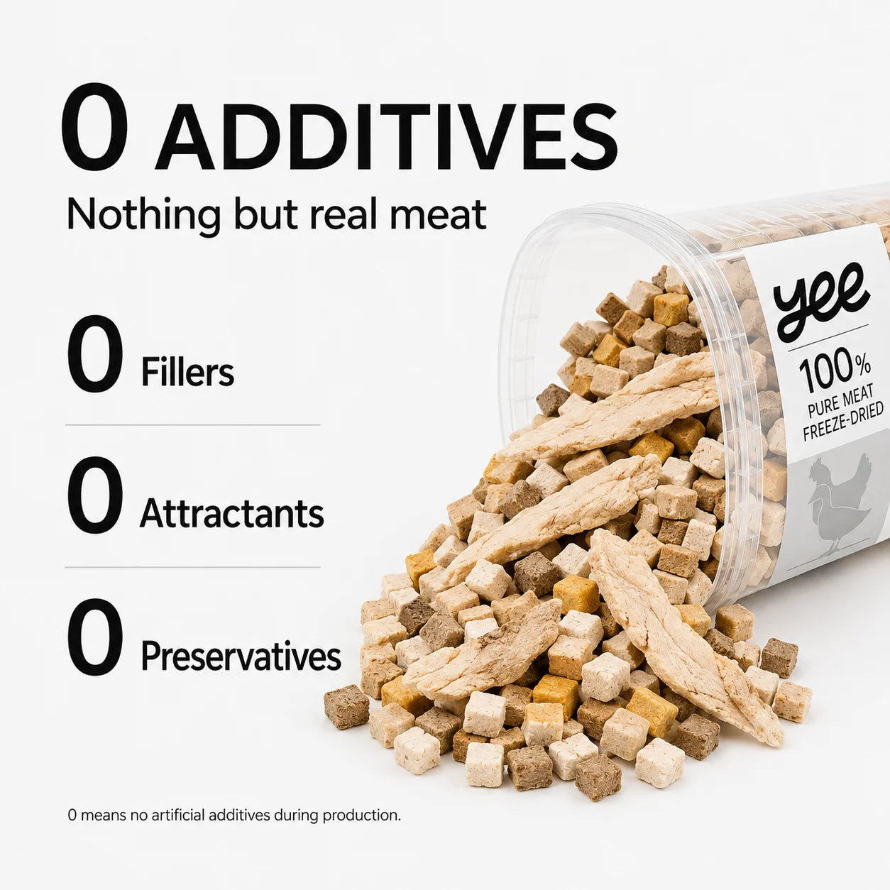 Freeze-Dried Chicken Cat Treats