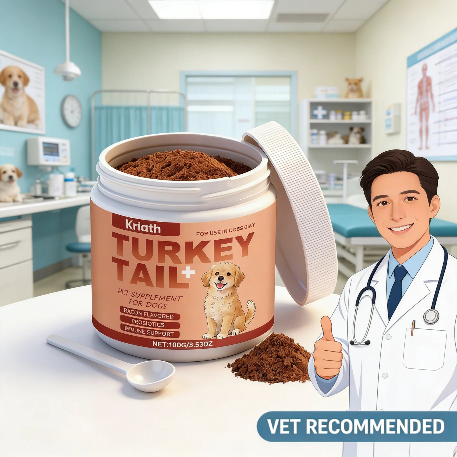 Bacon Flavor Pet Nutrition Supplement
