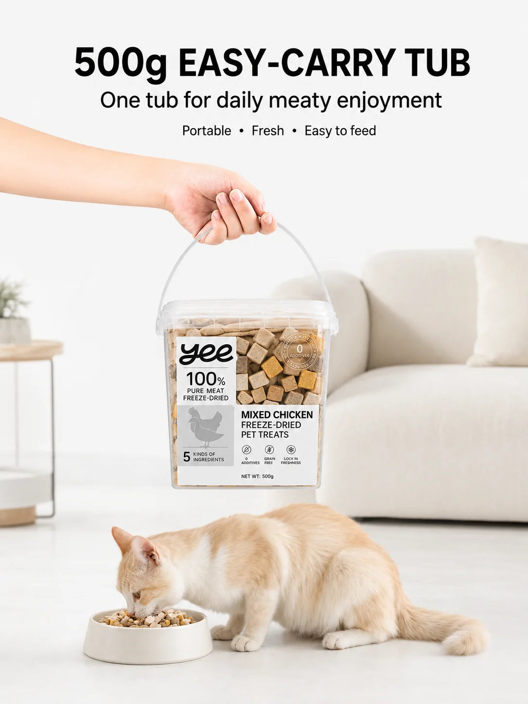 Freeze-Dried Chicken Cat Treats