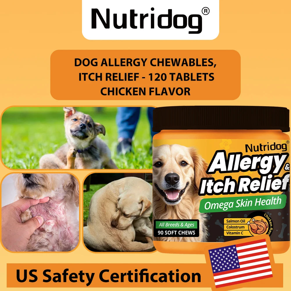 Dog Allergy Itch Relief Chews