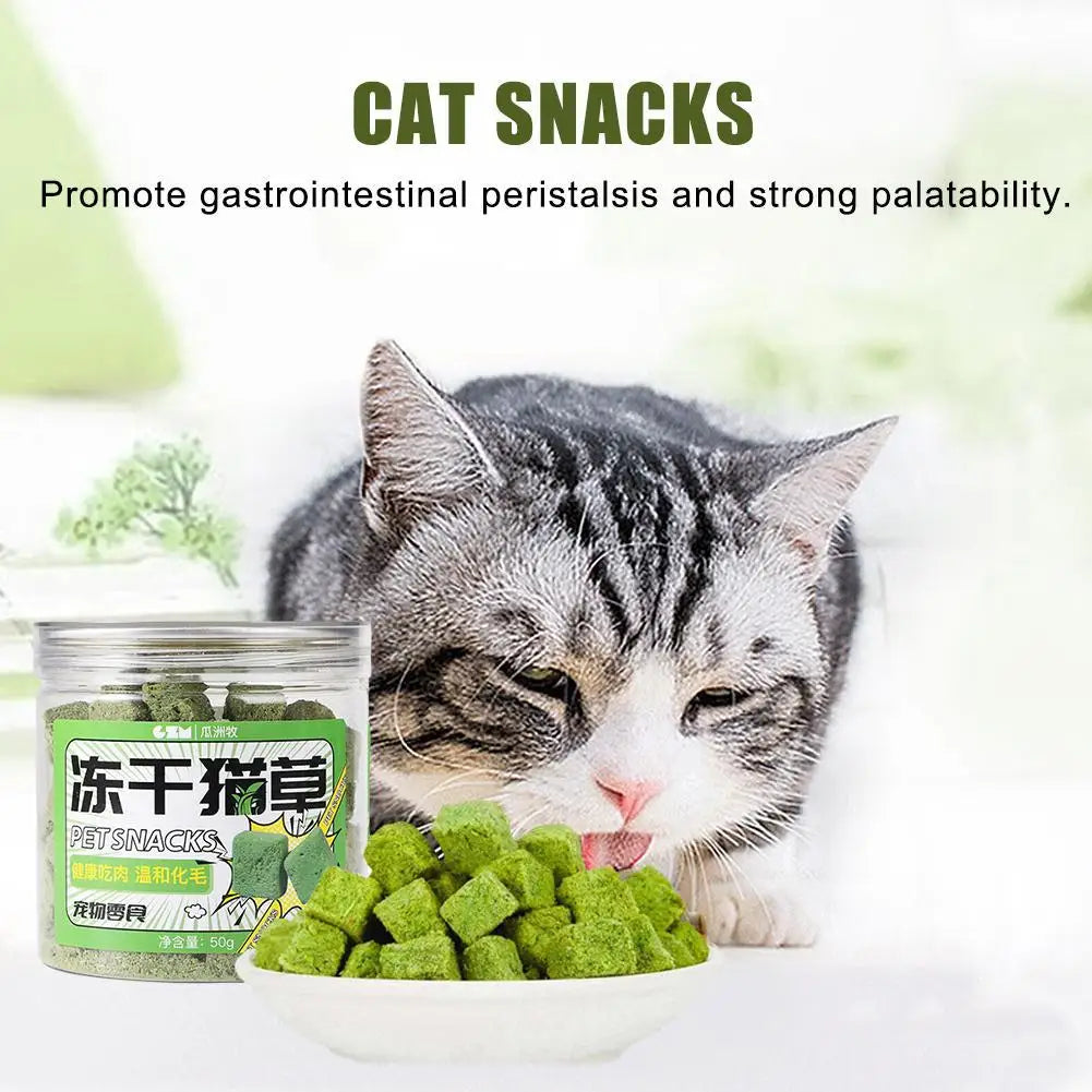 Freeze-Dried Cat Grass Treats