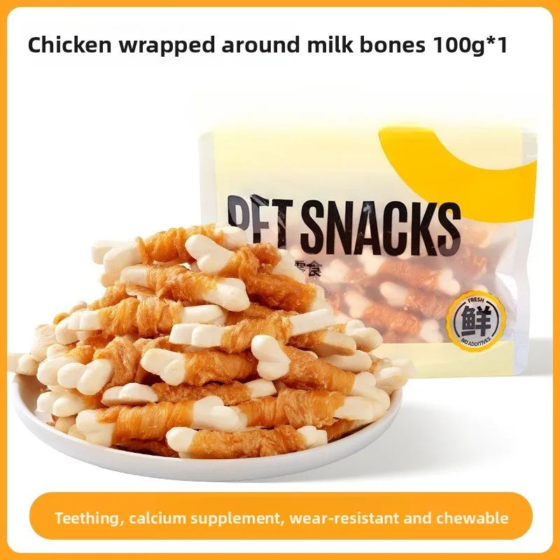 Chicken Wrapped Calcium Dog Chews
