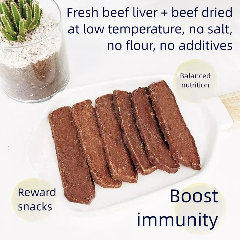 Air-Dried Beef Liver Dog Treats